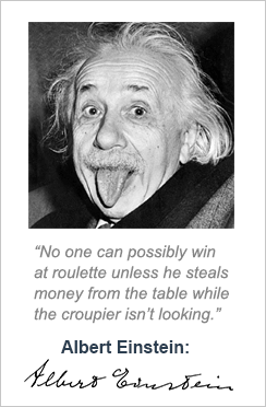 Einstein Roulette Quote