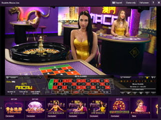 Macau Live High Stakes Roulette at William Hill Casino