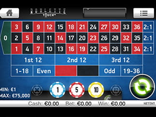 The Layout of a Virtual Roulette Game