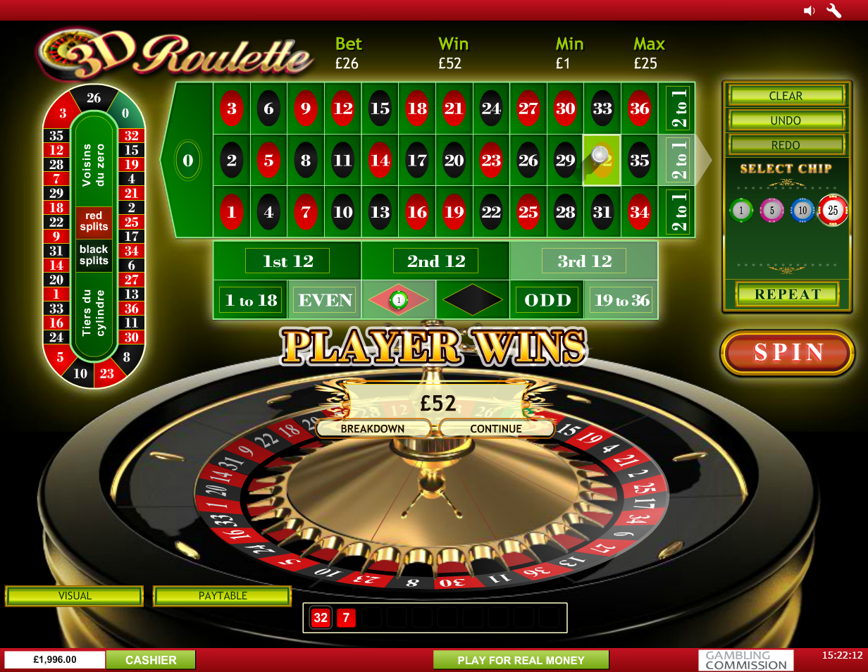 Roulette Wheel Free Play